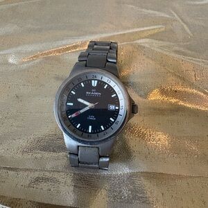 Skagen Titanium Watch with Black Dial